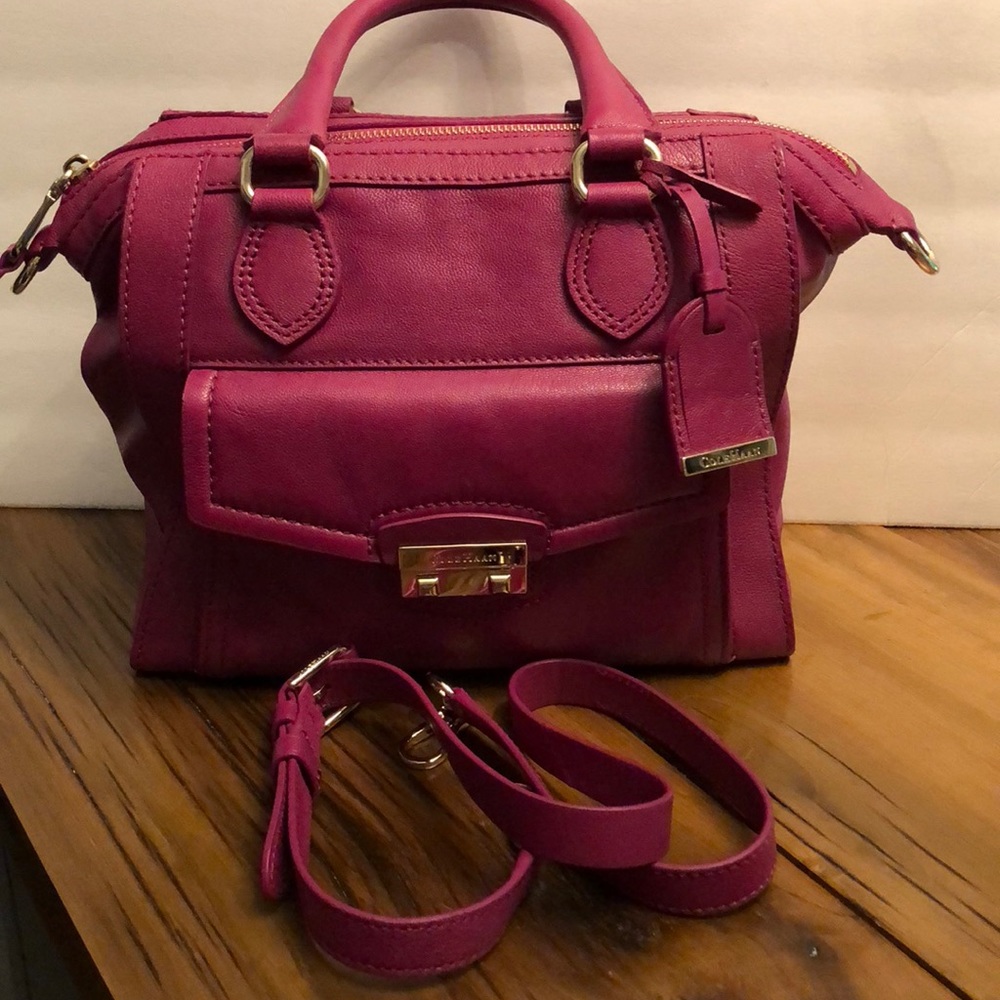 Fuchsia Cole Haan Satchel
